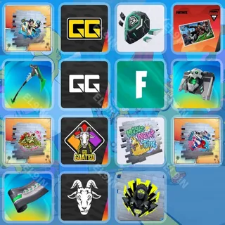 🌐 Fortnite Twitch Drops ✅ Go Goated!  [Total 15 Items]