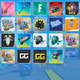 💜 Fortnite Twitch Drops 👑 Bikini Bottom Hype [Total 19 Items]