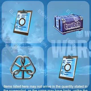 🌐 World of Warships 💜 Twitch Drops 🧙‍♂️ Update 14.11 Drop: Week 2 [Total 4 Items]