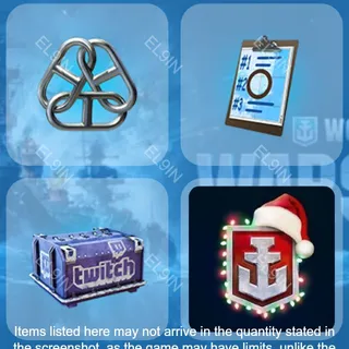 💎 World of Warships 🧙‍♂️ Twitch Drops 💜 Update 14.11 Drop: Week 2 [Total 4 Items]