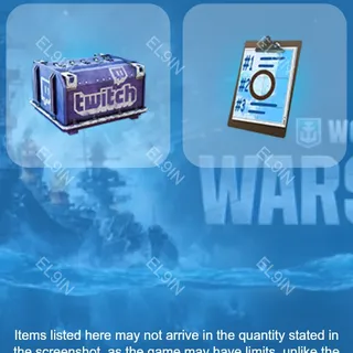 🧨 World of Warships 🌌 Twitch Drops ❤️ Update 14.11 Drop: Week 5 [Total 2 Items]