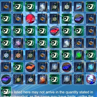 ✅ Rocket League 🌌 Twitch Drops ✅ Drop Rush x RLCS Weekend [Total 57 Items]