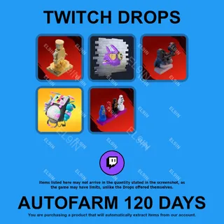 ✪💜【Fortnite】Twitch Drops ✪ Automatic farming 120 days