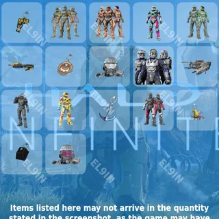 🧨 Halo Infinite Twitch Drops 👑 Special Halo Stream-MAR27 [Total 17 Items]