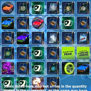 👑 Rocket League Twitch Drops 💎 RLCS Open 3 EIEE [Total 34 Items]