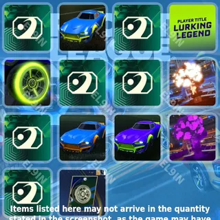 ⚡️ Rocket League Twitch Drops 👑 RLCS Open 3 ZGOS [Total 14 Items]