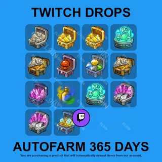 ✪❤️【Shakes and Fidget】Twitch Drops ✪ Automatic farming 365 days