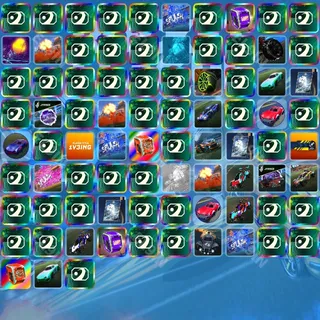 ⚡️ Rocket League Twitch Drops ❤️ RLCS LCQ [Total 83 Items]