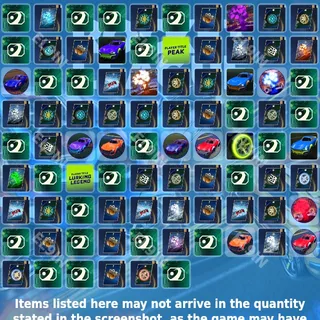 👑 Rocket League Twitch Drops 👑 Rocket League Drop Rush  [Total 86 Items]