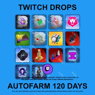 ✪🌐【Fortnite】Twitch Drops ✪ Automatic farming 120 days