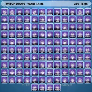 ⚡️ Warframe Twitch Drops 🌐 PMCFQ - Asura_Tenshi [Total 236 Items]