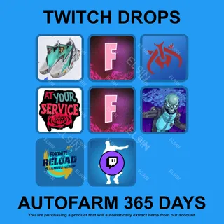✪🧙‍♂️【Fortnite】Twitch Drops ✪ Automatic farming 365 days