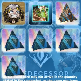 💜 Predecessor Twitch Drops ❤️ Splash Damage Drops 🌊 [Total 7 Items]