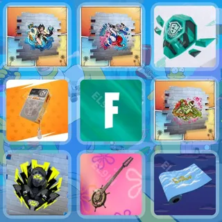 👑 Fortnite Twitch Drops 🌌 Hot Bat Summer [Total 9 Items]