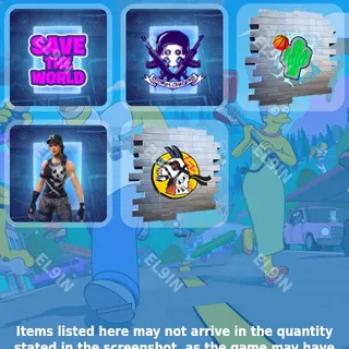 ⚡️ Fortnite Twitch Drops 🌌 Fortnite Save the World [Total 5 Items]