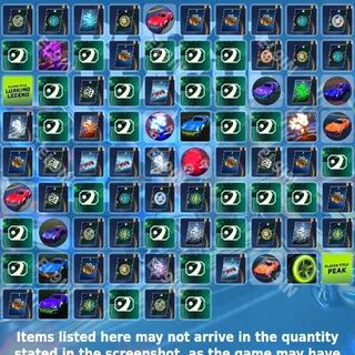 👑 Rocket League Twitch Drops 👑 Rocket League Drop Rush  [Total 86 Items]