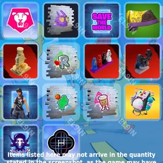 🧨 Fortnite Twitch Drops 👑 FNCS Major 1 Heat 2 [Total 14 Items]