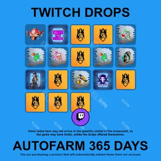 ✪💜【Fortnite】Twitch Drops ✪ Automatic farming 365 days