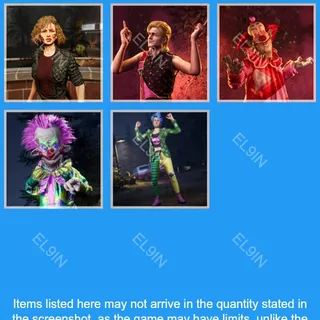 💎 Killer Klowns from Outer Space: The Game ❤️ Twitch Drops 💎 1 Year Anniversary [Total 5 Items]