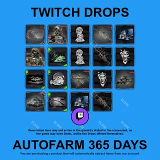 ✪❤️【BATTLEFIELD 6】Twitch Drops ✪ Automatic farming 365 days