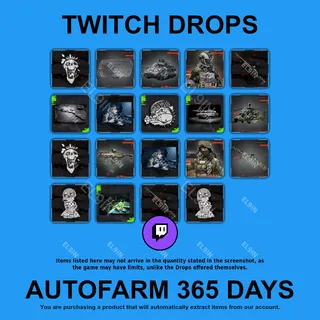 ✪👑【BATTLEFIELD 6】Twitch Drops ✪ Automatic farming 365 days