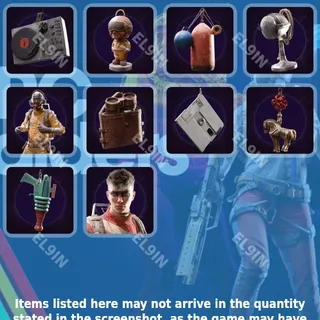 ❤️ ARC Raiders Twitch Drops 💜 RIVEN TIDES [Total 10 Items]