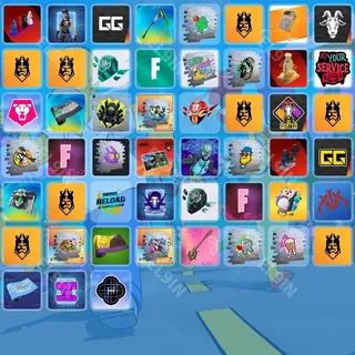 ❤️ Fortnite Twitch Drops 💜 Ironmouse x Fortnite  [Total 51 Items]