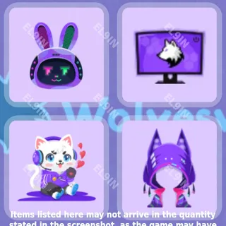 💎 Wolvesville ❤️ Twitch Drops 💜 January 2026 [Total 4 Items]