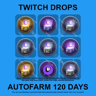 ✪💎【Escape from Tarkov】Twitch Drops ✪ Automatic farming 120 days