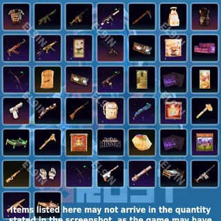 ❤️ Rust Twitch Drops 🌌 BurntPeanut's Wasteland [Total 44 Items]