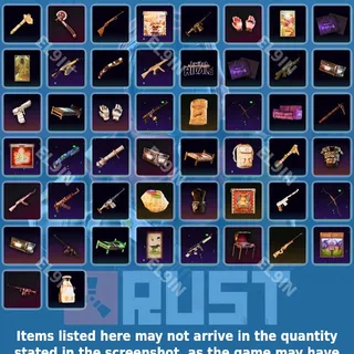 ⚡️ Rust Twitch Drops ❤️ BurntPeanut's Wasteland [Total 50 Items]