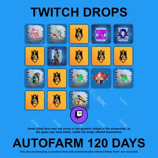 ✪🌐【Fortnite】Twitch Drops ✪ Automatic farming 120 days