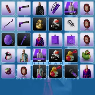 🌐 HITMAN World of Assassination Twitch Drops 💜 The Wizard #6 [Total 30 Items]