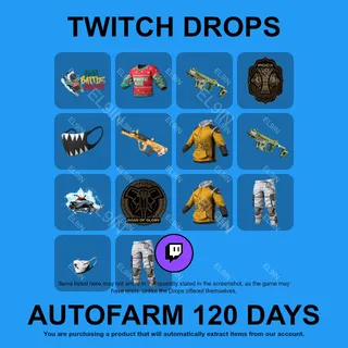 ✪✅【PUBG: BATTLEGROUNDS】Twitch Drops ✪ Automatic farming 120 days