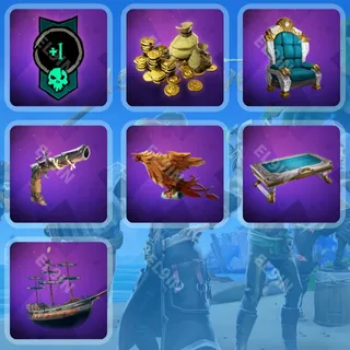 👑 Sea of Thieves Twitch Drops 🌌 Season 20 CW Bonus Drops [Total 7 Items]