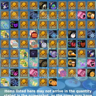 👑 Coin Pusher Live Twitch Drops 💎 Spring Drops! [Total 86 Items]