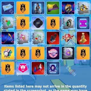 ❤️ Fortnite Twitch Drops 🧙‍♂️ King's League [Total 28 Items]