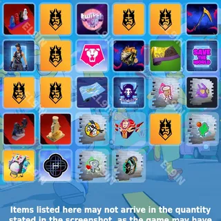 ❤️ Fortnite Twitch Drops 🧙‍♂️ King's League [Total 28 Items]