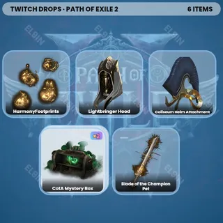 🌐 Path of Exile 2 Twitch Drops 💎 0.5.5 Reveal Stream [Total 6 Items]