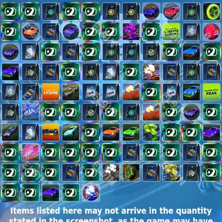 🧨 Rocket League Twitch Drops 👑 RLCS 2v2 [Total 104 Items]