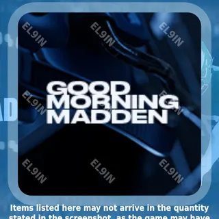 🧙‍♂️ Madden NFL 26 Twitch Drops ❤️ Good Morning Madden [Total 1 Items]