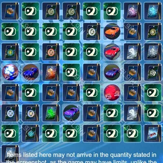 👑 Rocket League ⚡️ Twitch Drops 🧨 Drop Rush x RLCS Weekend [Total 57 Items]