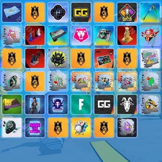 💎 Fortnite Twitch Drops 👑 Hot Bat Summer [Total 41 Items]