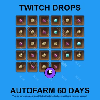 ✪❤️【Black Desert】Twitch Drops ✪ Automatic farming 60 days