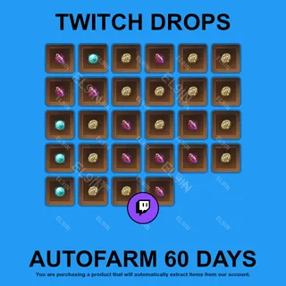 ✪❤️【Black Desert】Twitch Drops ✪ Automatic farming 60 days