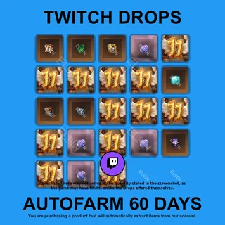 ✪🧨【Black Desert】Twitch Drops ✪ Automatic farming 60 days