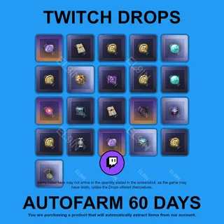 ✪💜【Black Desert】Twitch Drops ✪ Automatic farming 60 days
