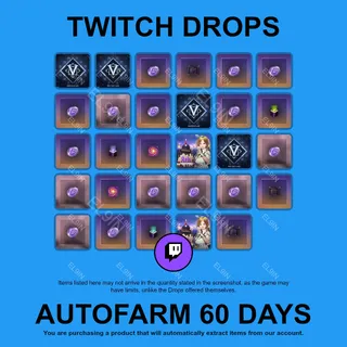 ✪✅【Black Desert】Twitch Drops ✪ Automatic farming 60 days