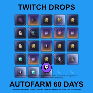 ✪⚡️【Black Desert】Twitch Drops ✪ Automatic farming 60 days