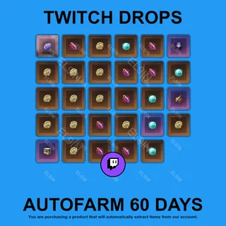 ✪👑【Black Desert】Twitch Drops ✪ Automatic farming 60 days